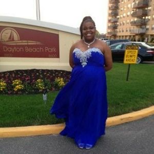 Rachel Allan Plus Strapless Ball Gown